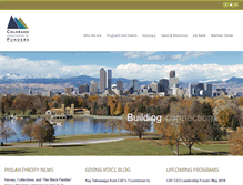 Tablet Screenshot of coloradofunders.org
